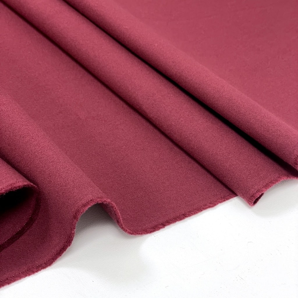 Japanese Solid Cotton Flannel - Carmine — Fabric Deluxe