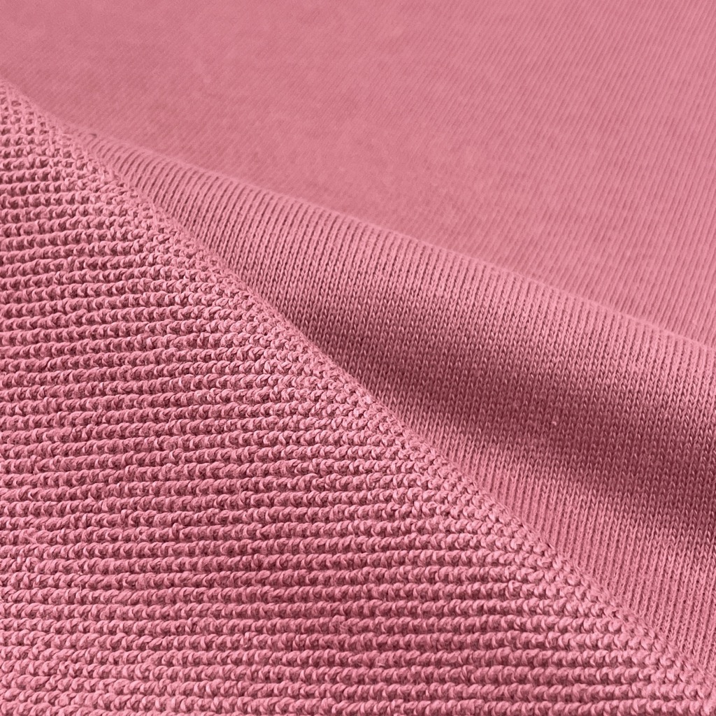100% Cotton French Terry - Rouge — Fabric Deluxe