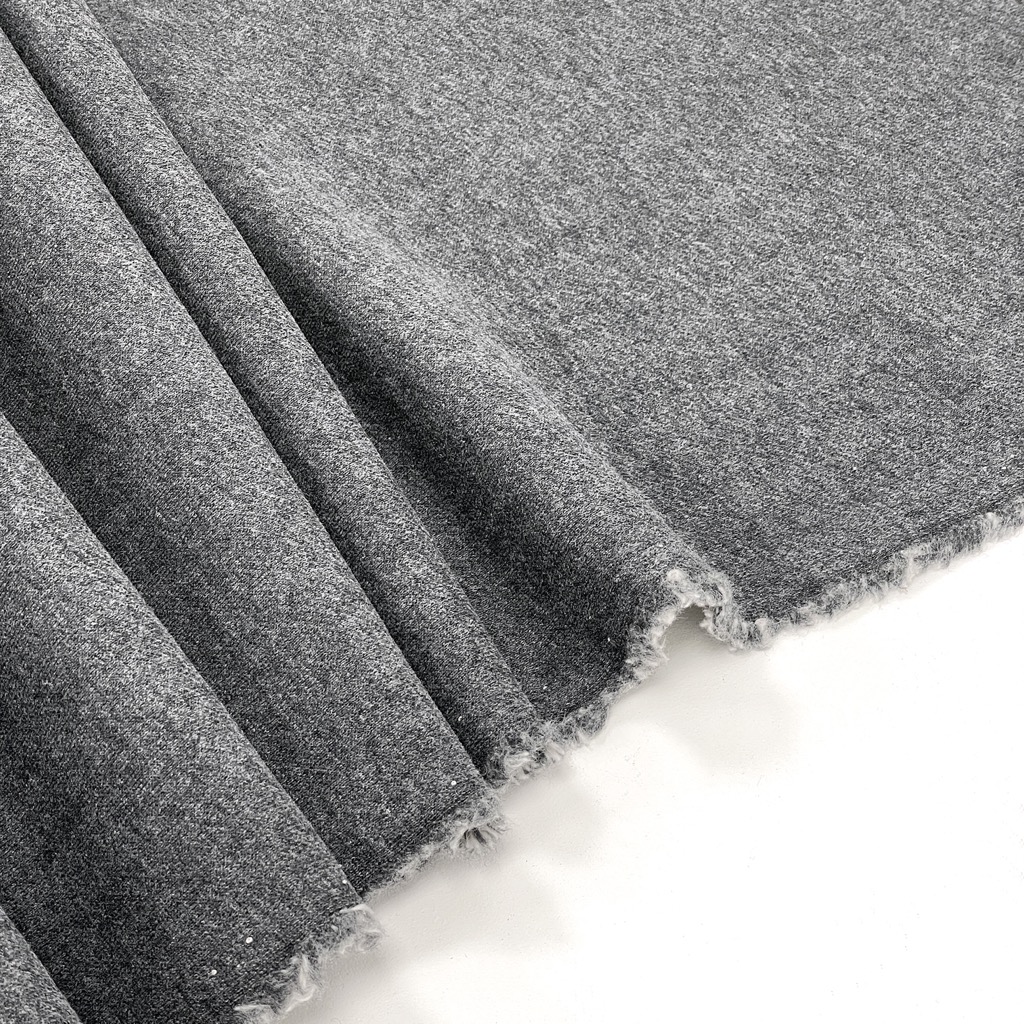 Fabric Pure Cotton Fleece Grey 