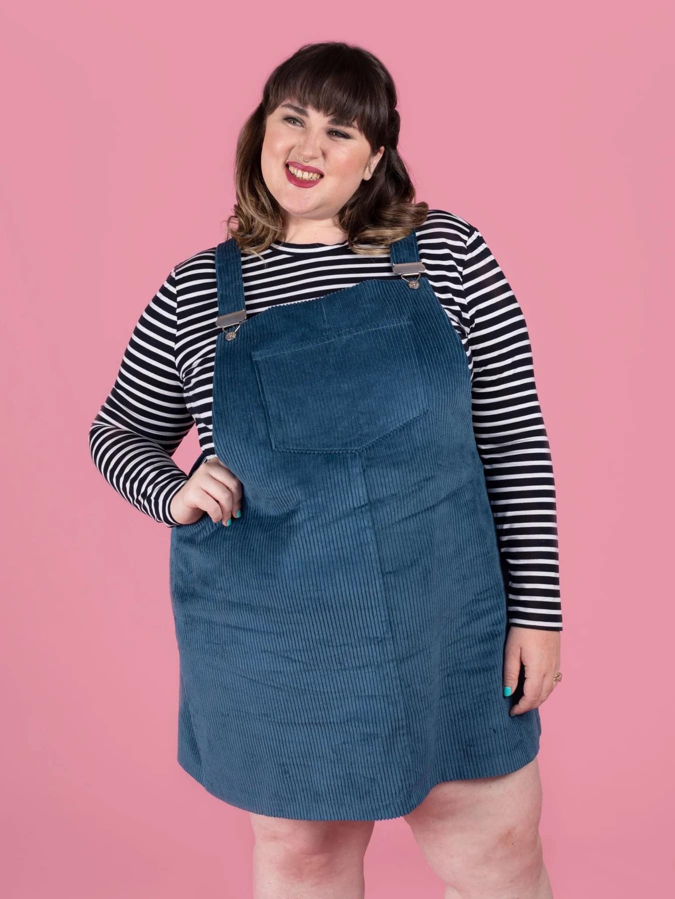 Cleo Pinafore + Dungaree Dress  Tilly & the Buttons — Fabric Deluxe