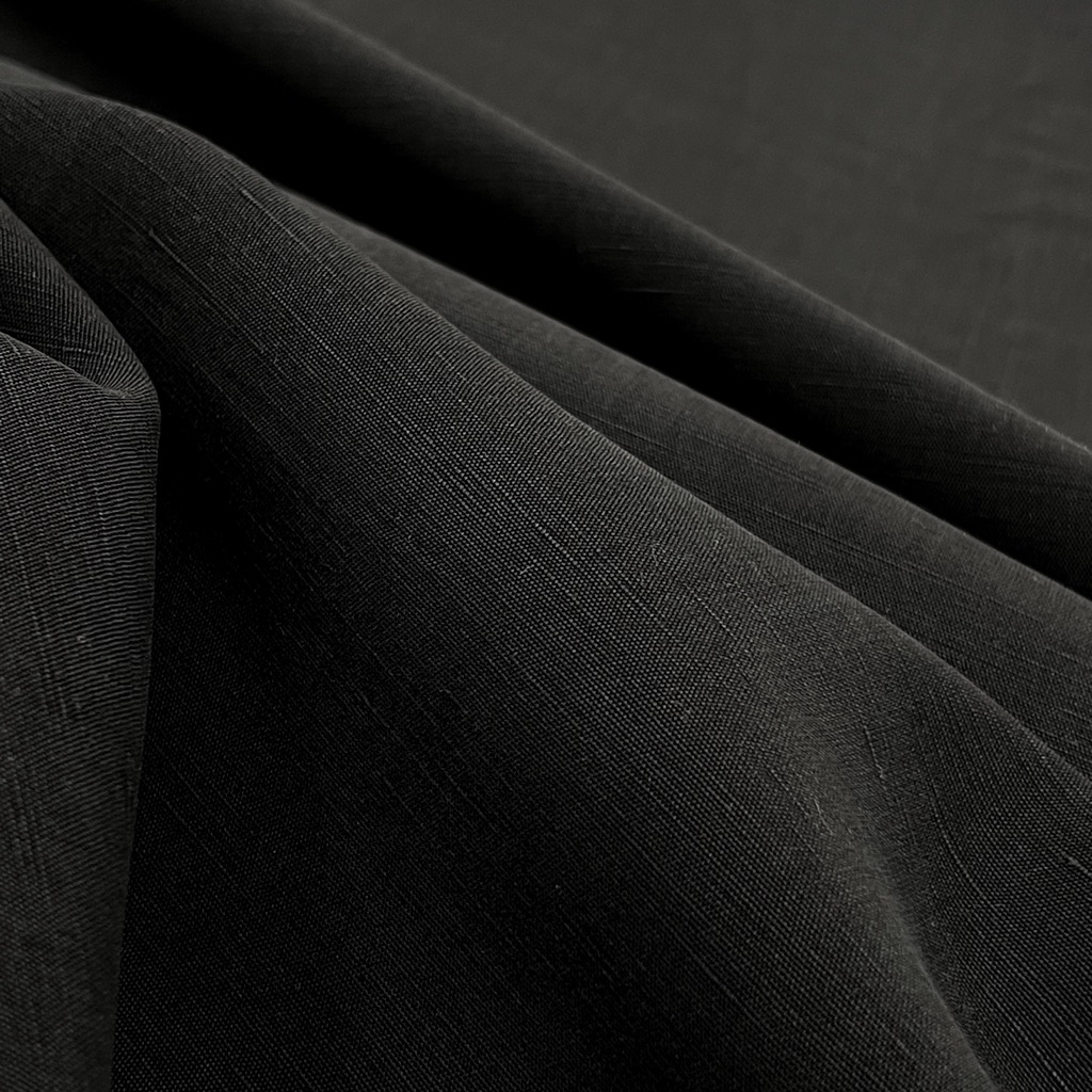 Black Fabric, Tencel Blend Fabric